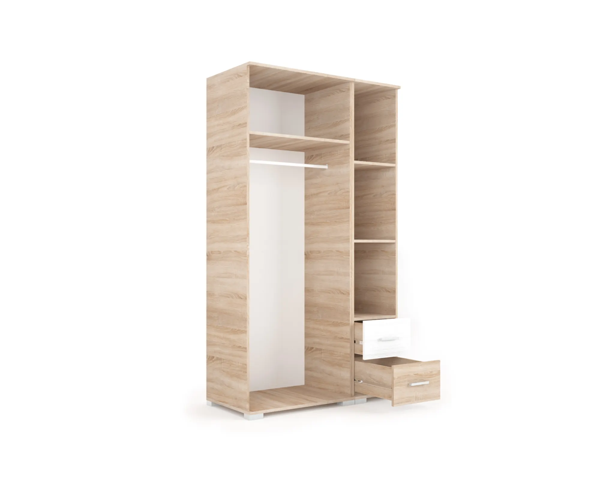 Oly 120 cm-es gardróbszekrény - termékkép 2